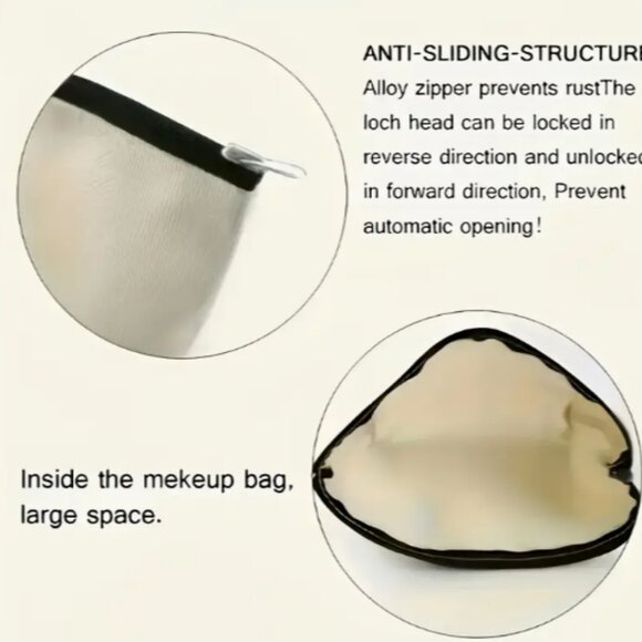 Tarot Mystical Art Makeup Zip Bag NWT - Picture 4 of 5